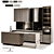 Modular Kitchen Unit - Modern Design 3D model small image 12