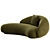 Elegant Julep Chaise: Luxurious Tacchini Design 3D model small image 2