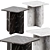 Modern Shona Side Table - Trit House 3D model small image 1