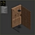 Wooden Shower Panel 3D model small image 4