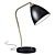 Angled Desk Lamp: Sleek and Adjustable 3D model small image 1
