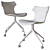 Elegant Papilio Shell Chair 3D model small image 3
