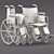 Silver Sport 2 - Foldable Wheelchair 3D model small image 4