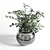 Olive Bouquet 15 - Glass Vase 3D model small image 2