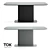 Velvet Flanged Table: Innovative Materials, Stylish Design 3D model small image 1