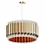 Bauhaus 32-Light Chandelier for Bars & Restaurants 3D model small image 1