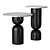 Contemporary Babel Nesting Side Tables: Sleek and Stylish 3D model small image 2