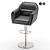 Imola Bar Chair: Luxury Design by Tonino Lamborghini 3D model small image 2