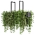 Metal Box Indoor Hanging Plants - Set 214 3D model small image 1