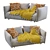 Modern Minimalist Meridiani Sofa "SCOTT 3D model small image 5