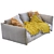 Modern Minimalist Meridiani Sofa "SCOTT 3D model small image 7