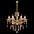 Luxury Eurosvet Escada Pendant Chandelier 3D model small image 3