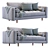Sleek Sven Sofa: Modern Comfort for Every Home 3D model small image 2