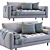 Sleek Sven Sofa: Modern Comfort for Every Home 3D model small image 4