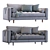 Sleek Sven Sofa: Modern Comfort for Every Home 3D model small image 5