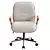 ErgoLux Henley Deep Padded Office Chair 3D model small image 2