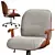 ErgoLux Henley Deep Padded Office Chair 3D model small image 5