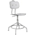 Modern Pine and Black Ergonomic Desk Chair 3D model small image 5