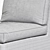 Modern and Comfortable KIVIK Chaise 3D model small image 5