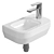 Duravit DuraStyle 360mm Wall Hung Handrinse Basin 3D model small image 1