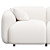 Modern Swell 2 Seater Sofa 3D model small image 3