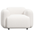 Sleek Swell Armchair: Modern Comfort 3D model small image 1