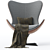 Modern Comfort Lazy Armchair 3D model small image 2