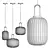 Elegant Frist Pendant Light 3D model small image 3