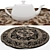 Round Rugs Set: Versatile 3D Carpets 3D model small image 4