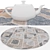 Round Rugs Set: Versatile and Realistic 3D Models 3D model small image 4