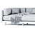 Modern 82" Sunday Sofa by Blu Dot 3D model small image 4