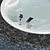 Luxury Allegra Acrylic Bathtub 3D model small image 6