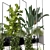 Metal Box Set: Indoor Hanging Plants 3D model small image 3