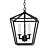 Stylish Axxel Geometric Pendant 3D model small image 1