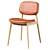 Lando Mid Century Dining Chair with Corona3 Render 3D model small image 1