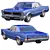Classic 1965 Pontiac GTO 3D Model 3D model small image 7