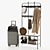 Modern Entryway Organizer Set - Ikea Pinnig 3D model small image 1