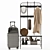 Modern Entryway Organizer Set - Ikea Pinnig 3D model small image 2