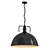 Moderno Metal Pendant Light  3D model small image 1