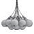 Elegant Chandelier 8972-D10L 3D model small image 2