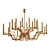 Elegant Mercury S Chandelier 3D model small image 1