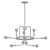 Modern Sputnik Linear Chandelier 3D model small image 2