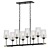 Dalia 8 Light Linear Chandelier 3D model small image 1