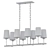 Dalia 8 Light Linear Chandelier 3D model small image 2