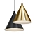 Rigel Brass Metal Pendant Light 3D model small image 1