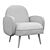 Bordo Armchair: Sleek and Stylish 3D model small image 6