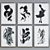 Title: Modern Japanese Calligraphy Picture Frame Set 3D model small image 7