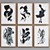 Title: Modern Japanese Calligraphy Picture Frame Set 3D model small image 1