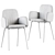 Elegant Leda Chair: Comfort & Style 3D model small image 2