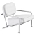 Ahus Outdoor Armchair: Stylish Comfort 3D model small image 3